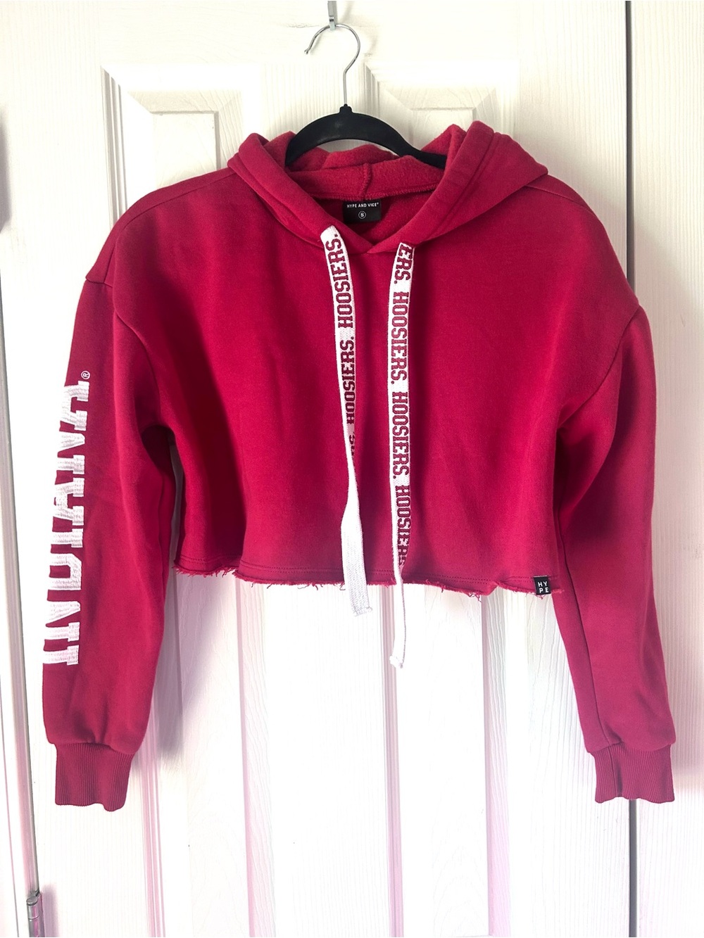Indiana Hoosiers Cropped Hoodie – Women’s Small